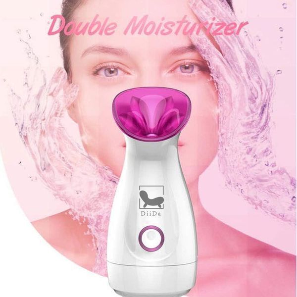 DiiDa Facial Steamer Nano Ionic Hot Mist Face Steamer Домашня сауна SPA Зволожувач для обличчя Атомайзер для жінок Чоловіків Зволо