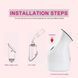 DiiDa Facial Steamer Nano Ionic Hot Mist Face Steamer Домашня сауна SPA Зволожувач для обличчя Атомайзер для жінок Чоловіків Зволо