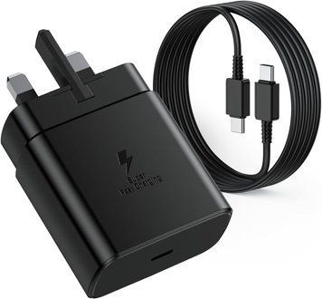 Швидкий зарядний пристрій Samsung 45 Вт, USB-штекер і кабель 2 м для Galaxy S26 S25 Ultra S24 S23 S22 S21 FE A17 A16 A15 A22 A25
