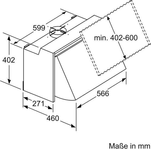 Витяжка Bosch DEM63AC00 серії 2, ширина 60 см