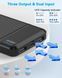 Портативний зарядний пристрій AsperX 2-Pack Power Bank Швидке заряджання 10000 мА&middot;год, вхід і виведення PowerBank USB C