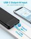 Портативний зарядний пристрій AsperX 2-Pack Power Bank Швидке заряджання 10000 мА&middot;год, вхід і виведення PowerBank USB C