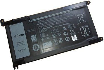 Аккумулятор DELL 42Wh WDXOR для Inspiron 15 5568 / 13 7368 3crh3 17368-0027 WDXOR WDXOR 3 Cell Laptop Battery фото