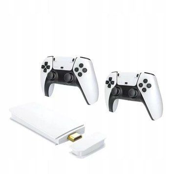Ігрова консоль UKC M15 Plus 64Gb 20000+ ігор Pro 4K Game Stick 3D HD стік приставка з двома бездротовими джойстиками
