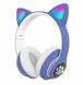 Беспроводные Bluetooth наушники Cat STN-28 Кошачьи ушки Синие детские 1602513156 фото 1