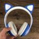 Беспроводные Bluetooth наушники Cat STN-28 Кошачьи ушки Синие детские 1602513156 фото 5