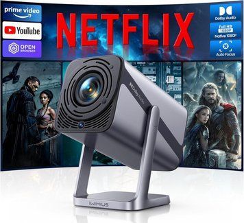 Проєктор S29 з WiFi6 1080P 360&deg; Проєктор домашнього кіно IT/ES/AU фото