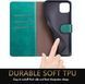 Чохол-гаманець SUANPOT для iPhone 11 pro max 6,5'' (синьо-зелений, для iPhone 11 pro max 6,5)