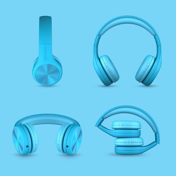 Дротові навушники LilGadgets Connect+ Pro для школи з мікрофоном, обмеженням гучності та шумозаглушенням, дротовими навушниками фото