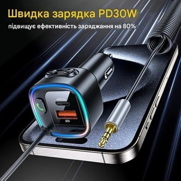 Автомобільний зарядний пристрій ITSALLWAYS AW-BT01 Black