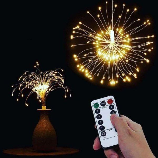Гірлянда світлодіодна UKC Firework P0109 автономна 120 Led з пультом фото