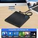 Зовнішній CD-привод NOLYTH, USB 3.0 CD-ренер Зовнішній CD DVD-привод для ноутбука з 1 аудіо 2 USB-порти, портативний DVD-привод
