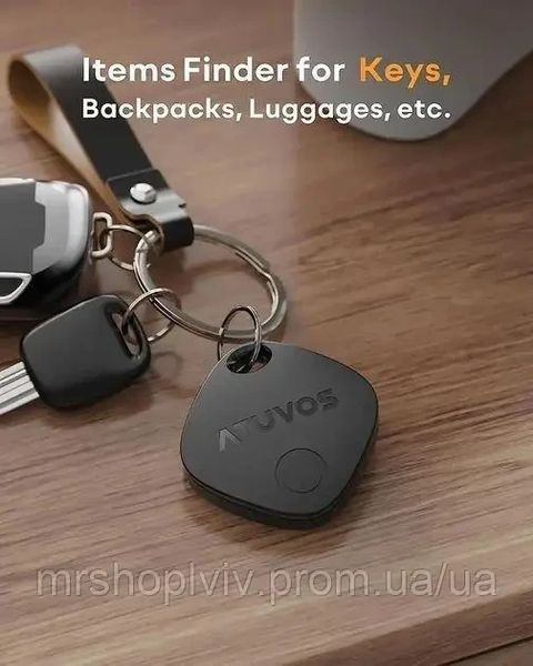 ATUVOS Air Tag Tracker, 4 пакета, работает с приложением Apple (только iOS), Bluetooth локаторы объектов для чемоданов/кошелек/клю фото
