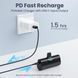 Мініпортативний зарядний пристрій Power Bank для iPhone, оновлений акумулятор для швидкого заряджання 5200 мА&middot;год 20 Вт PD