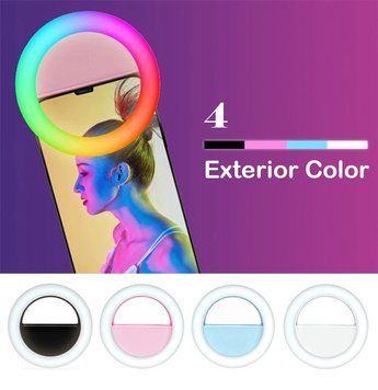 Селфі кільце XoKo RGB LED 9 см фото