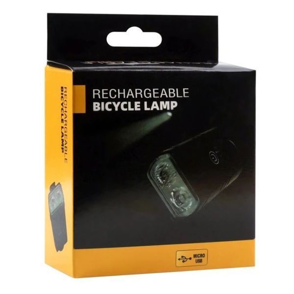 Велоліхтар Bike Lights 2LED IPX4 Waterproof 6 Modes Колір Чорний