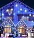 Вулична гірлянда Icicle Outdoor зі сніжинкою, 10,7M/35Ft 240LED Під'єднувані Icicle Lights Waterproof, 8 режимів і 3 таймери 2881229641 фото 1