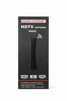 Антенна HDTV HD002 Indoor/Outdoor (комнатная/угольная) для цифрового ТВ DVB-T2, 4K/1080P, 360&deg; прием