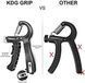 KDG Hand Grip Strengthener, 2-упаковка з регульованим опором 10-130 фунтів, Grip Strength 1736653680 фото 1
