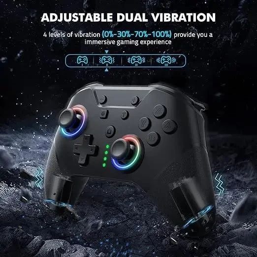 Бездротовий джойстик Echtpower Wireless Controller For NS/Lite/Oled SP5248LED Bluetooth контролер, Геймпад