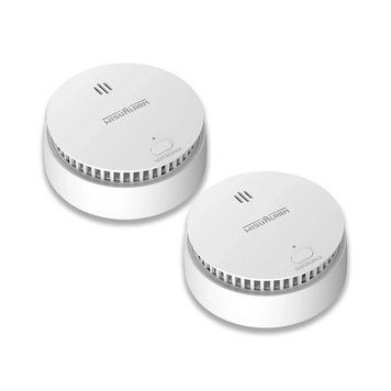 WisuAlarm Аккумулятор Автономная Дымовая Сигнализация Twin Pack