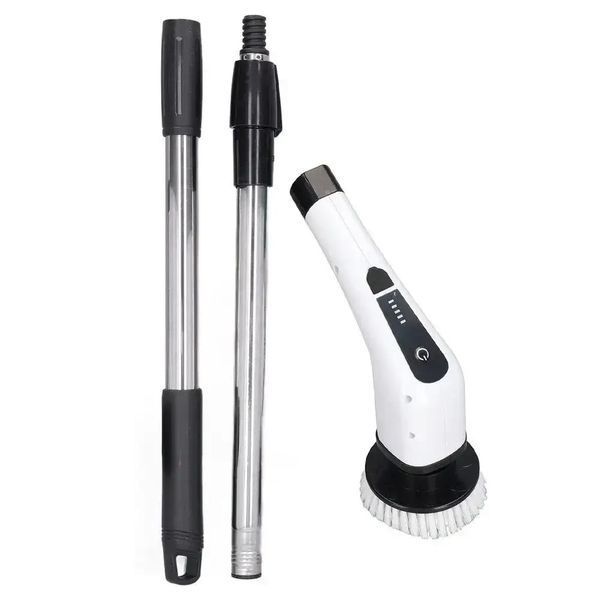 Акумуляторна щітка для прибирання 9в1, зі змінними насадками та USB, Cleaning Brush/Бездротова електрощітка