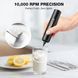 Електричний ручний спінювач молока POWERLIX Pro &laquo;3 в 1&raquo;: заряджання через USB-C, висока швидкість обертання (10 000 об/хв)
