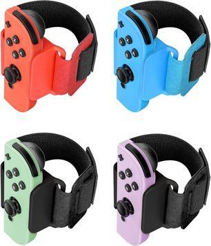 [4 ПАКОВКИ] Браслет для Just-Dance 2026/2025 2024 2023 для Zumba Burn It Up, для Nintendo Switch&Swith OLED для Joy-Cons