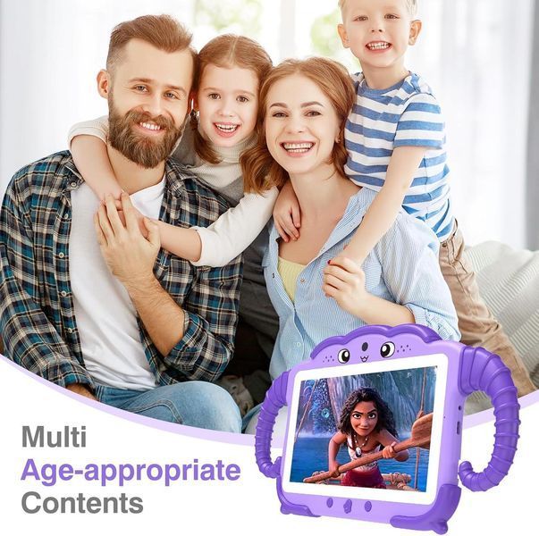 Дитячий планшет 7IN Планшет для дітей 3-7 Toddler Tablet, планшет для малюків Навчальний планшет Kids 32GB з навчальними іграми, G фото