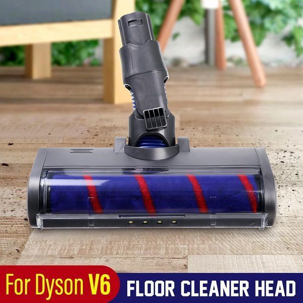 Електрична щітка з прямим пристроєм і фіксатором для пилосососу Dyson v6 фото