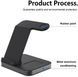 Boaraino W15 быстрое беспроводное зарядное устройство 3 в 1 для iPhone 13/13 Mini/13 Pro/13 Pro Max/12/11/X/8, Apple Watch 7/SE/6