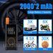 Портативний повітряний компресор No Brand Tyre Inflator JG-5641 з цифровим дисплеєм Чорний