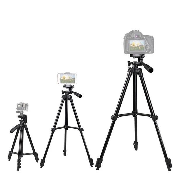Трипод Штатив для фотоаппарата, смартфона Kaliou Tripod 3120 Черный