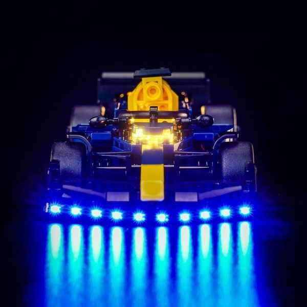 Комплект світлодіодного освітлення для гоночного авто, сумісний з Lego 77243