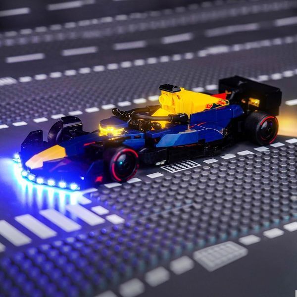 Комплект світлодіодного освітлення для гоночного авто, сумісний з Lego 77243