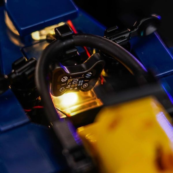 Комплект світлодіодного освітлення для гоночного авто, сумісний з Lego 77243