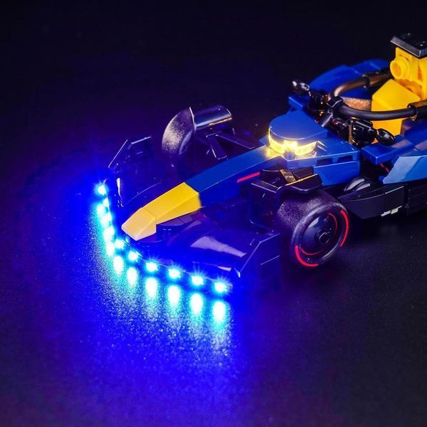 Комплект світлодіодного освітлення для гоночного авто, сумісний з Lego 77243