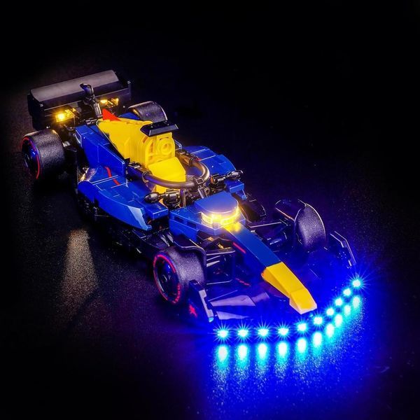 Комплект світлодіодного освітлення для гоночного авто, сумісний з Lego 77243
