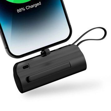 Компактний портативний акумулятор (power bank) для iPhone або телефонів із роз'ємом Type-C &mdash; швидке заряджання.