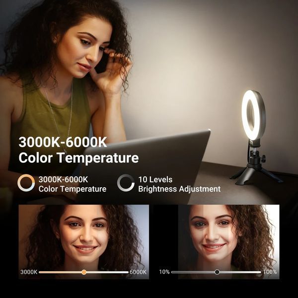 NEEWER BASICS BR60 5" Двухцветный мини-кольцевой светильник
