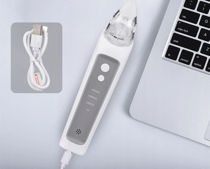 Аспіратор електричний назальний HeyValue BC025, 3 режими, 65 кПа, USB