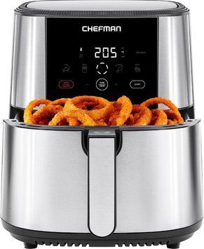 Аерофритюрниця Chefman TurboFry Touch, модель XL (сімейний об'єм 7,6 л), цифрове керування та попередньо встановлені режими