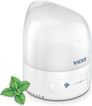 Ультразвуковий зволожувач повітря Vicks Personal Cool Mist, безшумна робота ультразвуку, технологія Cool Mist, технологія VapoPa