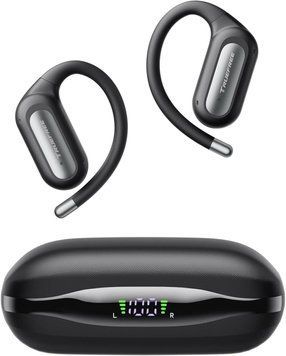 Truefree DS1 Бездротові навушники Bluetooth 6.0 з вушними гачками, космічний звук, 4 прозорі мікрофони, 40 годин фото