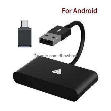 Дротовий до бездротового ключа для модифікації Android Sn, адаптер автомобільного приймача Carplay, USB-з'єднання фото